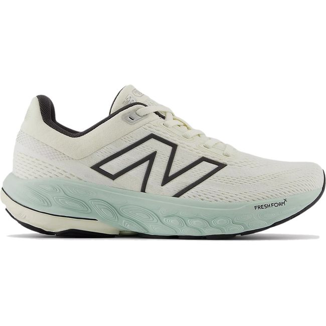 Lateral side of Women's New Balance Fresh Foam X 860 V14 Running Shoe in Sea Salt, Angora, Clay Ash