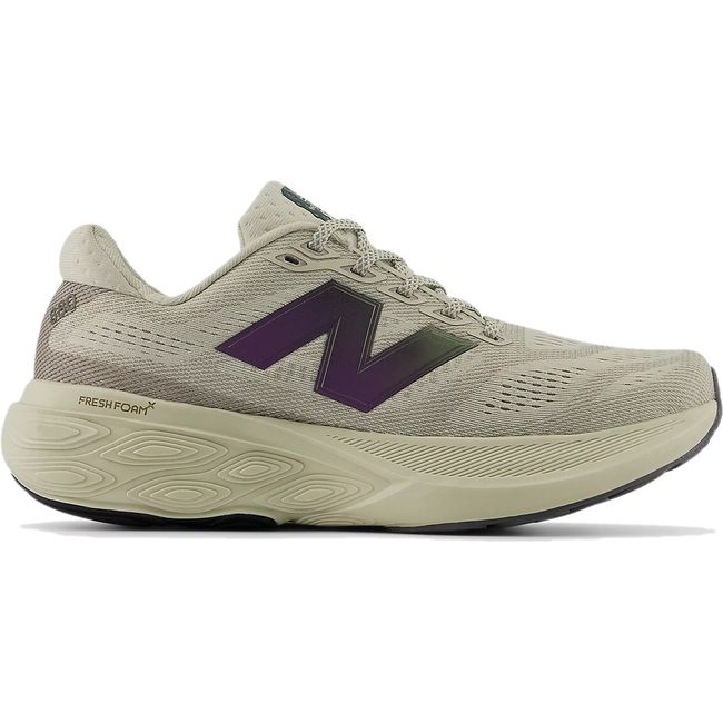 Side of New Balance Women's Fresh Foam 880 V15 Running Shoe in Shipyard Beige