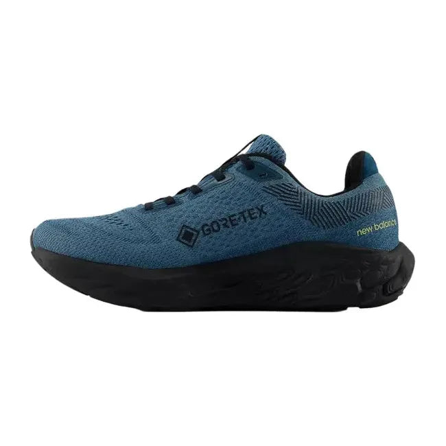 Medial side of Womens New Balance Fresh Foam X 880v14 Gore-Tex Running Shoe in deep sea blue