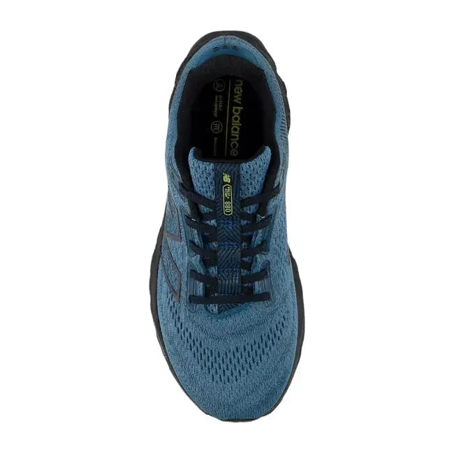 Top of Womens New Balance Fresh Foam X 880v14 Gore-Tex Running Shoe. Deep sea blue with black sole