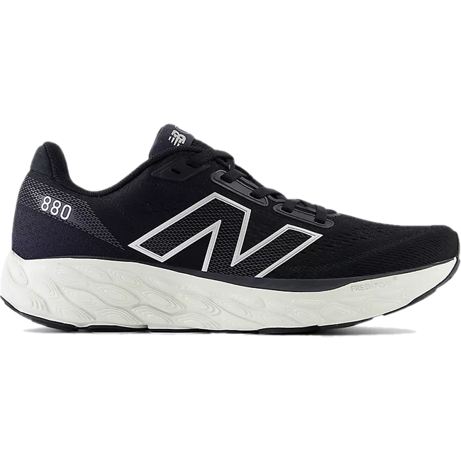 New Balance Women's 880 V14 Running Shoe Black/Sea Salt/Silver Metallic W880K14