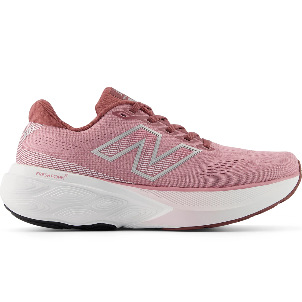 Side of New Balance Women's Fresh Foam X 880 v15 Running Shoe in Washed Burgundy