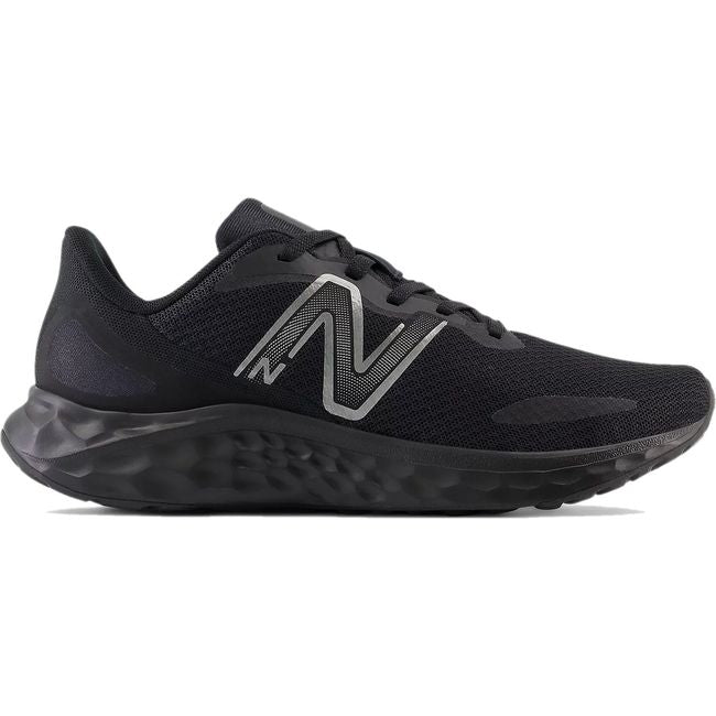 New Balance Women's Fresh Foam Arishi V4 Slip Resistant Shoe Black/Black Metallic WARISSB4