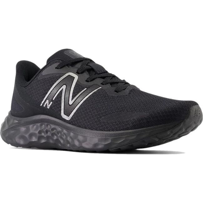 New Balance Women's Fresh Foam Arishi V4 Slip Resistant Shoe Black/Black Metallic WARISSB4