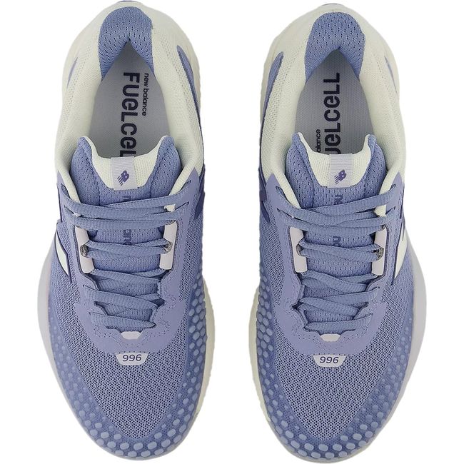 Top down view of Women's New Balance FuelCell 996 V6 Tennis Shoe in Dusk Shower Linen purple