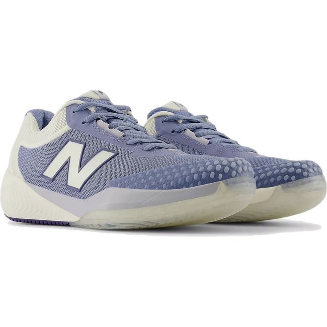 Pair of Women's New Balance FuelCell 996 V6 Tennis Shoes in Dusk Shower Linen purple