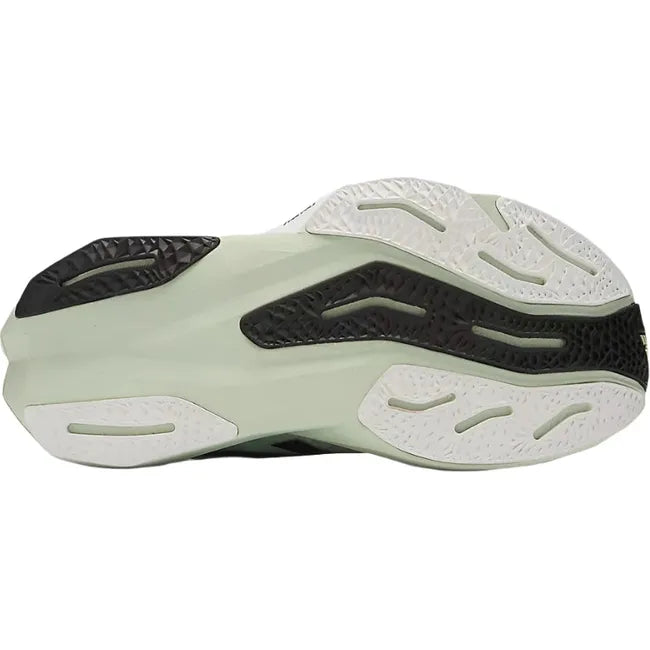 Sole of New Balance Women's FuelCell Rebel V4 Running Shoe in clay ash green