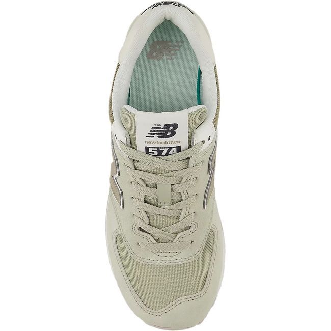 New Balance Women's 574 Lifestyle Shoe OLIVINE/DARK STONEWARE/TURTLEDOVE WL574DP2