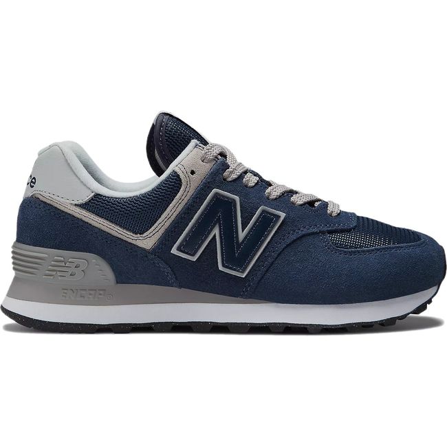 Lateral side of Women's New Balance 574 Core Lifestyle Shoe in Navy