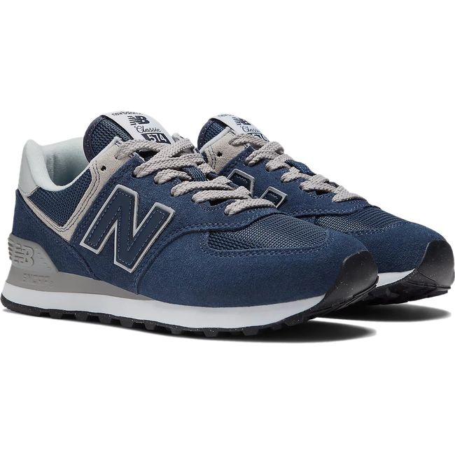 Pair of Women's New Balance 574 Core Lifestyle Shoes in Navy