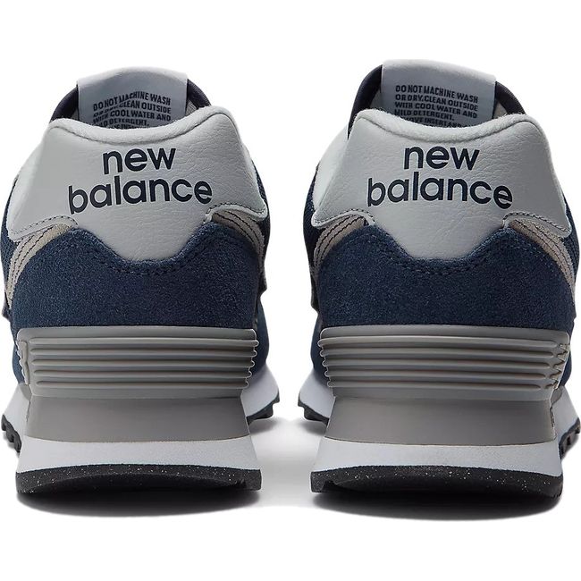 Heels of Women's New Balance 574 Core Lifestyle Shoes in Navy