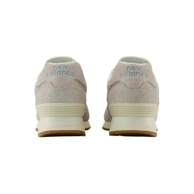 New Balance Women's 574 Lifestyle Shoe Moonrock/Chrome Blue/Sea Salt WL574GQ2