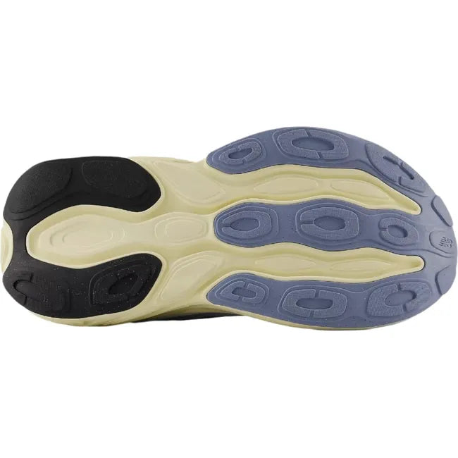 Sole of New Balance Women's Fresh Foam X More V5 Running Shoe in pearl grey