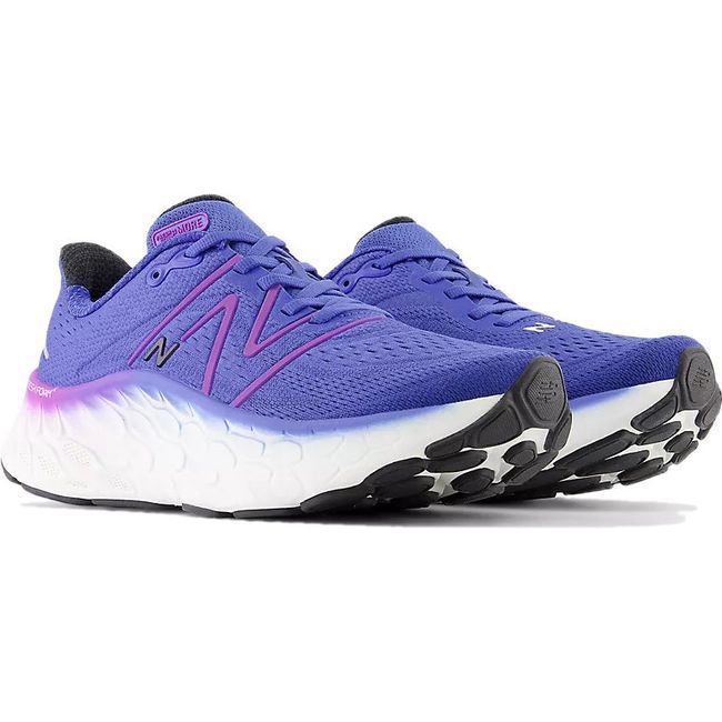 New Balance Women's More V4 Running Shoe MARINE BLUE/COSMIC ROSE WMORCT4