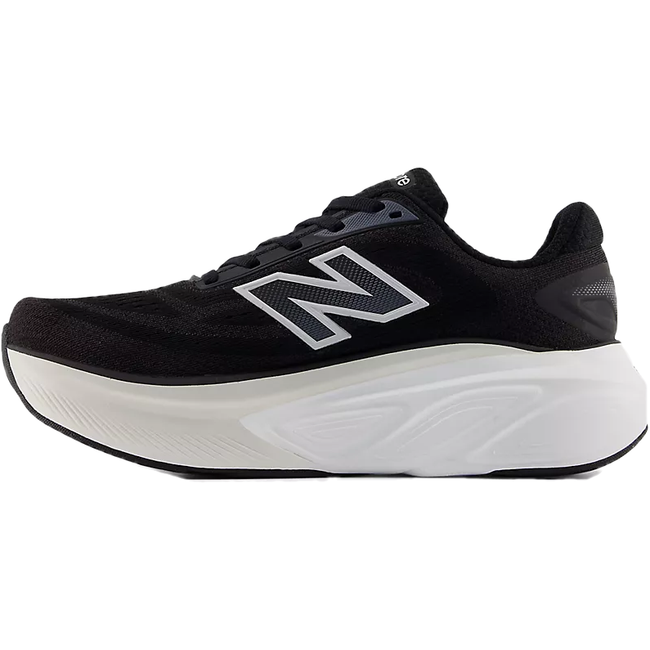 Medial side of New Balance Women's Fresh Foam X More V6 Running Shoe in Black