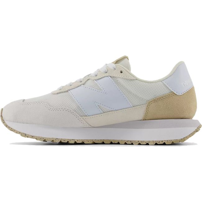Medial side of Women's New Balance 237 Lifestyle Shoe in Reflection Beige