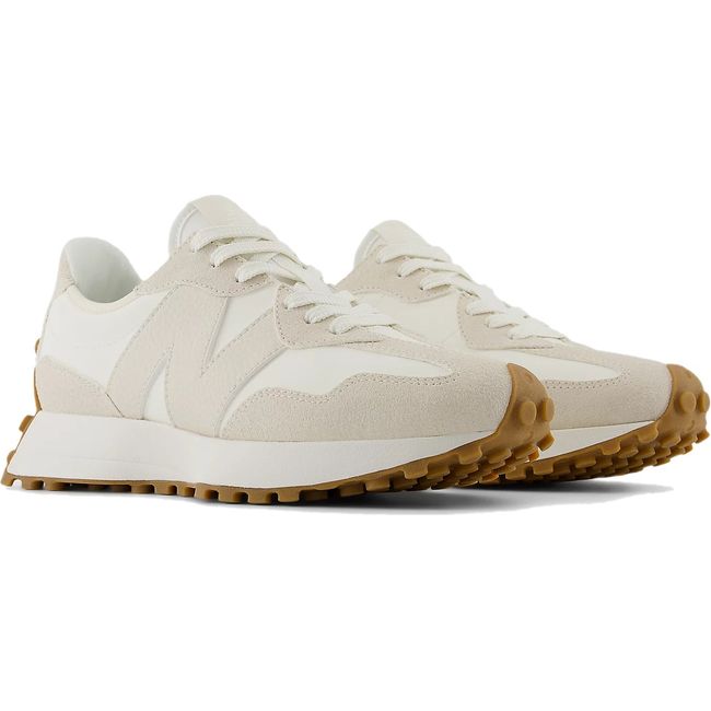 Pair of Women's New Balance 327 Lifestyle Shoes in Linen Sea Salt