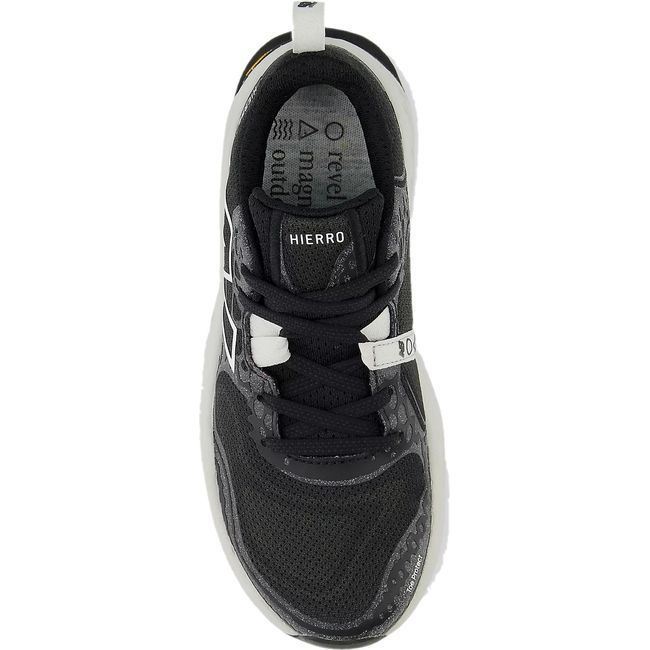 New Balance Women's Fresh Foam X Hierro V8 Running Shoe BLACK/SEA SALT/GREY MATTER WTHIERK8