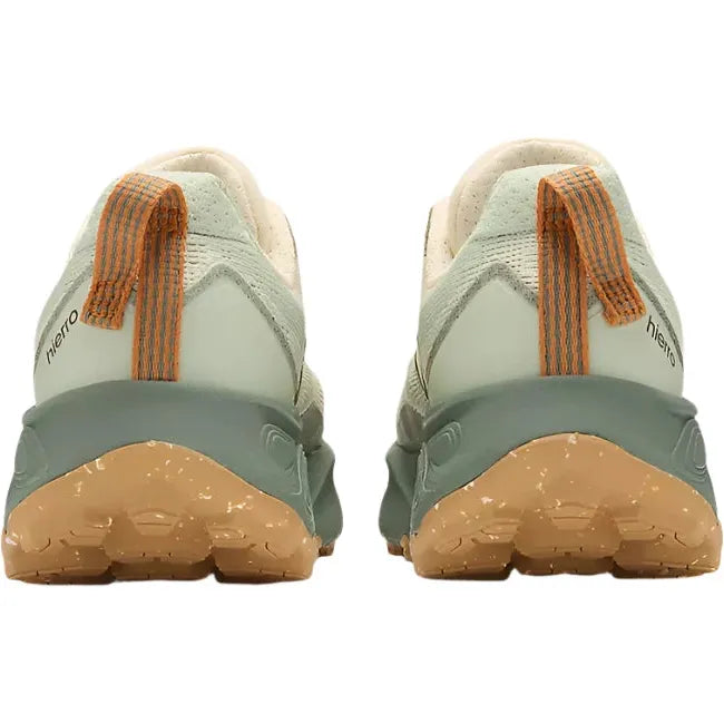 Heels of New Balance Women's Fresh Foam X Hierro V9 Trail Running Shoes in juniper green