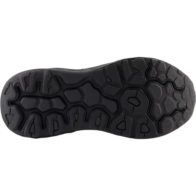 Sole of Black New Balance Women's 840 Slip Resistant Work Shoe. Fresh Foam cushioning. Black tread