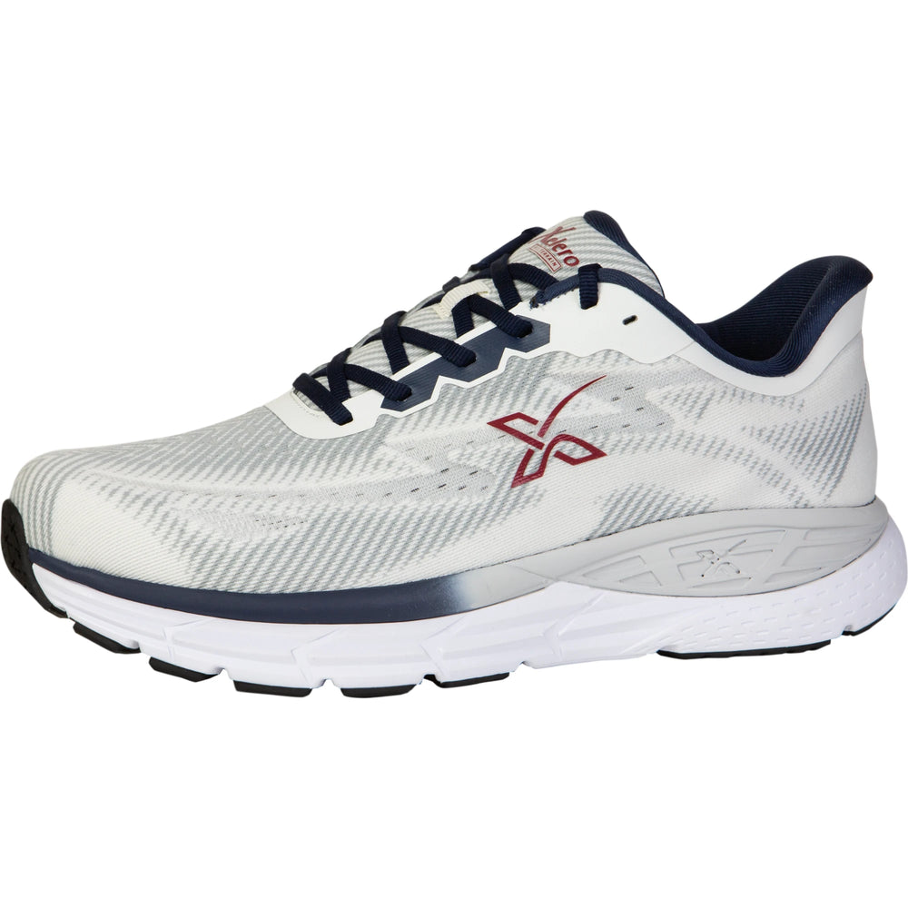 Inside of Xelero Men's X-GPS Running Shoe in Vapor/Navy
