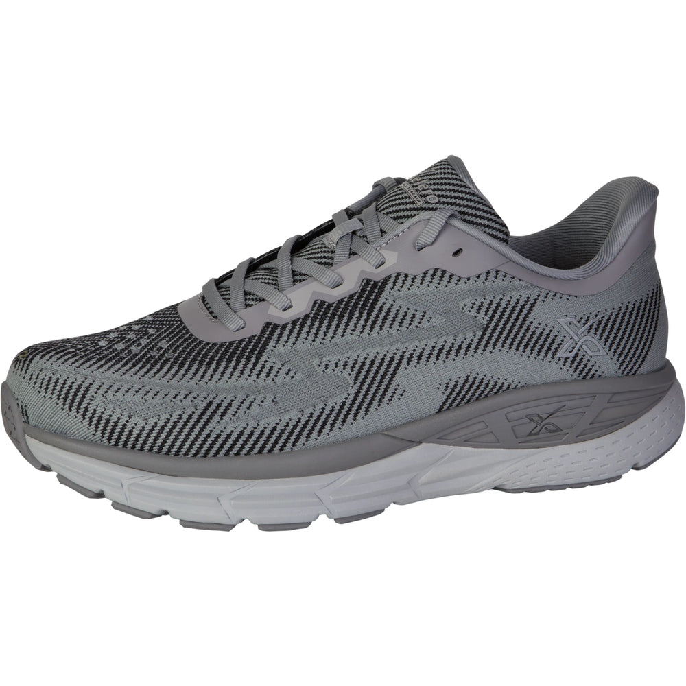Inside of Xelero Men's X-GPS Running Shoe in Carbon Grey