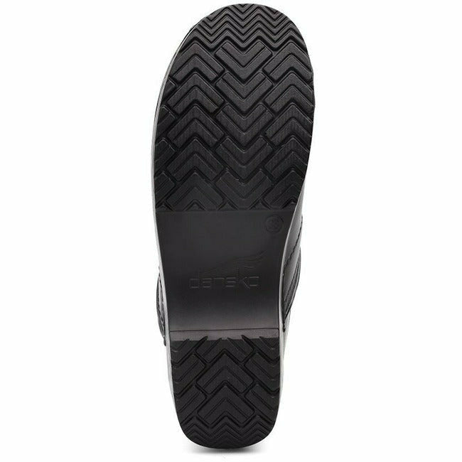Dansko Professional Clog Black Box Leather DANSKO FOOTWEAR Roderer Shoe Center