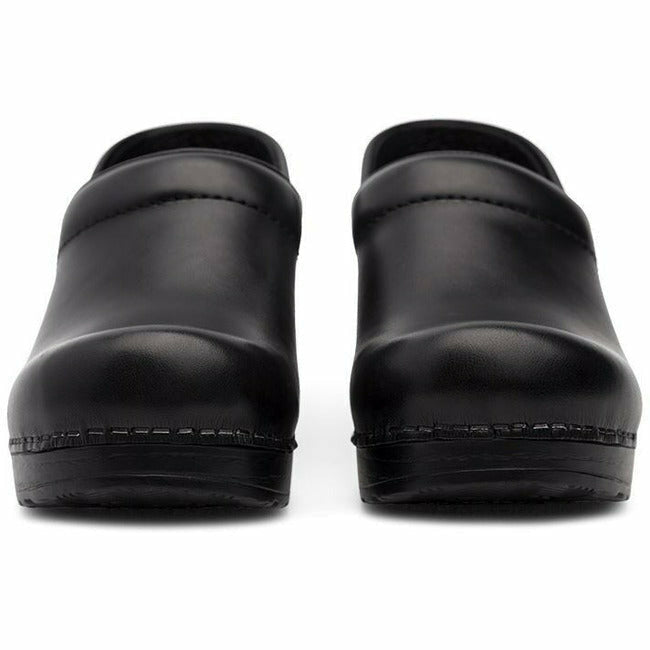 Dansko Professional Clog Black Box Leather DANSKO FOOTWEAR Roderer Shoe Center