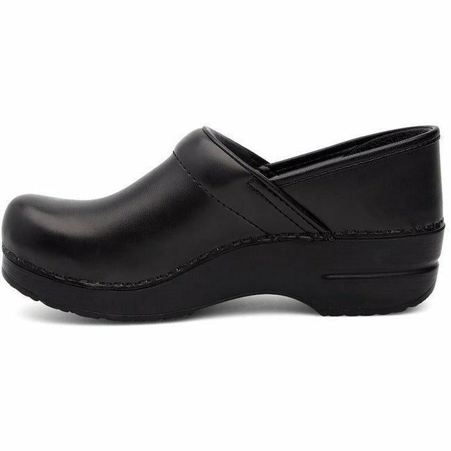 Dansko Professional Clog Black Box Leather DANSKO FOOTWEAR Roderer Shoe Center