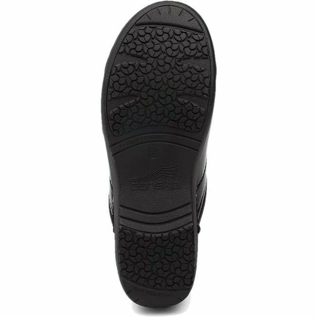 Dansko Women&#39;s XP 2.0 Slip-Resistant Nursing Clog Black Patent Leather DANSKO FOOTWEAR Roderer Shoe Center