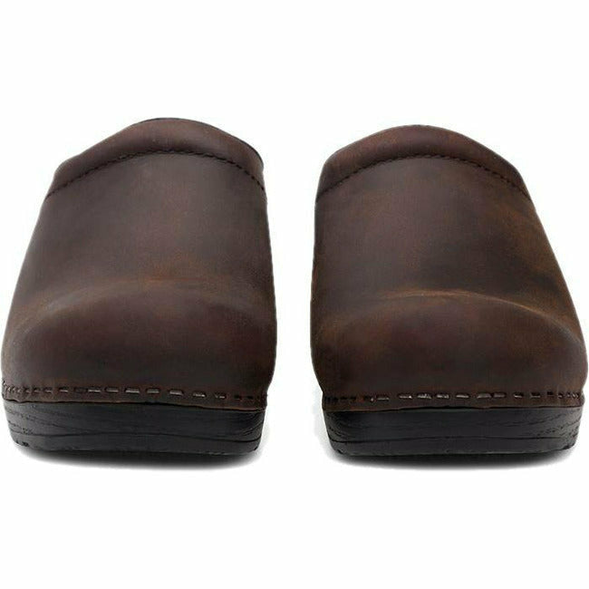 Dansko Women's Sonja Clog Brown Oiled Leather DANSKO FOOTWEAR Roderer Shoe Center