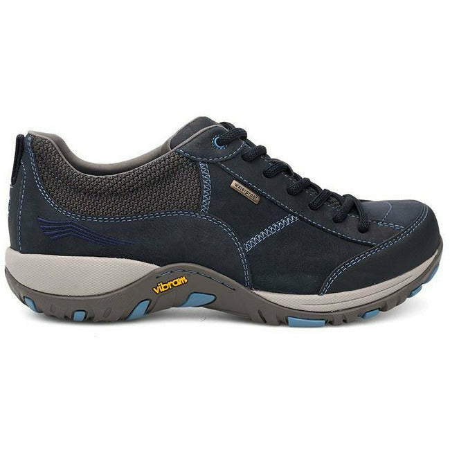 Dansko Women's Paisley Waterproof Hiking Shoe NAVY MILLED NUBUCK 4350751075