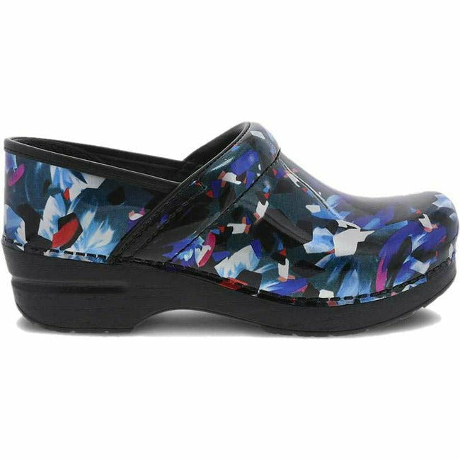 Dansko Women's Professional Clog Graphic Floral Patent Nursing DANSKO FOOTWEAR Roderer Shoe Center