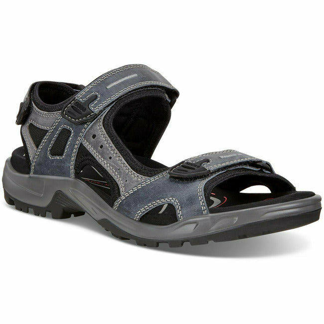 ECCO Men's Yucatan Cushioned Walking Sandal Nubuck Leather ECCO FOOTWEAR Roderer Shoe Center