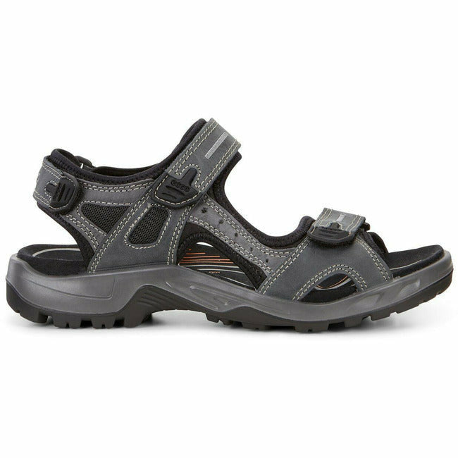 ECCO Men's Yucatan Cushioned Walking Sandal Nubuck Leather ECCO FOOTWEAR Roderer Shoe Center