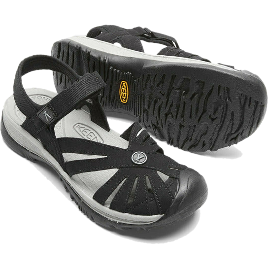 Keen Women&#39;s Rose Outdoor Sandal Black/Gray KEEN FOOTWEAR Roderer Shoe Center