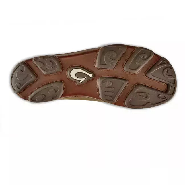 Olukai Men's Moloa Slip On Casual Shoe Ray/Toffee Waxed Nubuck OLUKAI FOOTWEAR Roderer Shoe Center