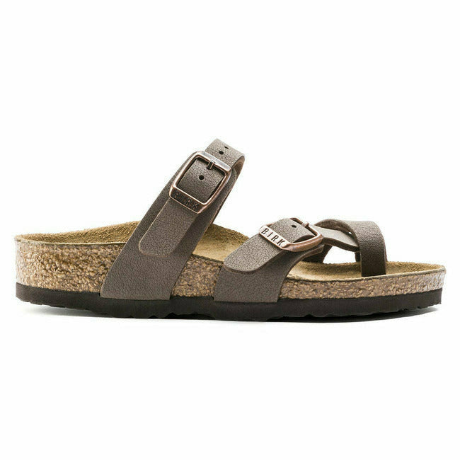 Side of a Mocha Brown Birkenstock Kids&