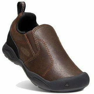 Keen Jasper Kid's Flexible Slip On (Toddler) Shoe Dark Earth KEEN FOOTWEAR Roderer Shoe Center