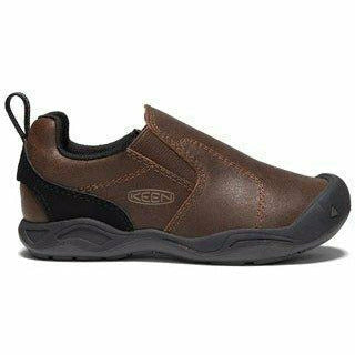 Keen Jasper Kid&#39;s Flexible Slip On (Toddler) Shoe Dark Earth KEEN FOOTWEAR Roderer Shoe Center