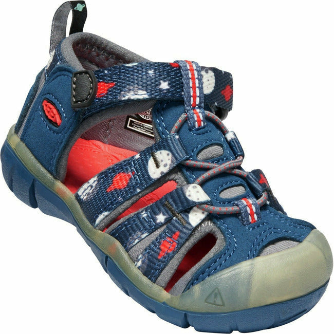 Keen Kids Seacamp II CNX Water Friendly Sandal Blue (Infant) KEEN FOOTWEAR Roderer Shoe Center