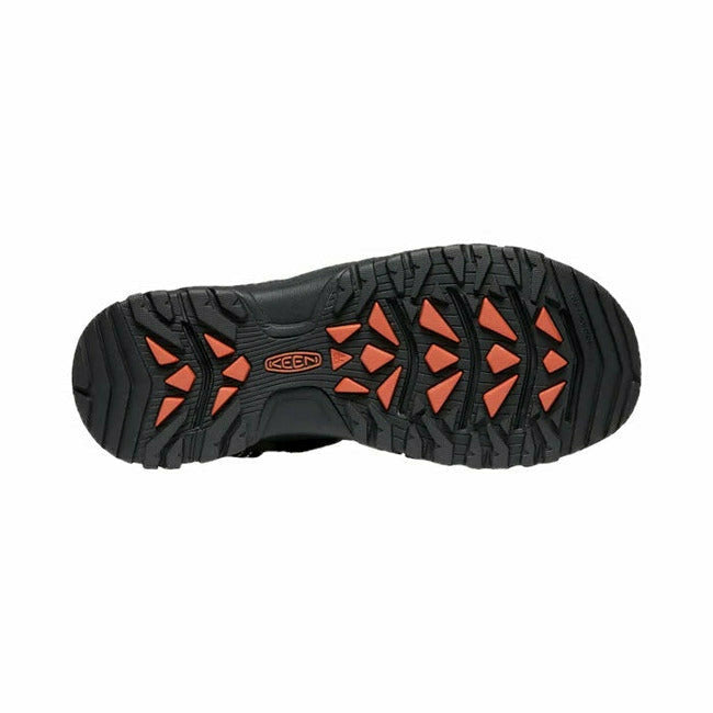 Keen Men&#39;s Targhee III Waterproof Leather Trail Sandal Gray/Black KEEN FOOTWEAR Roderer Shoe Center