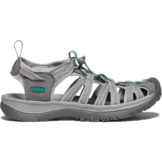 Keen Women's Whisper Water Friendly Sandal Grey/Green KEEN FOOTWEAR Roderer Shoe Center