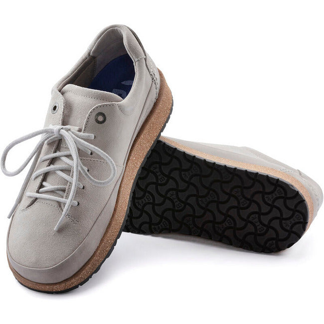 Upper and sole of Birkenstock Women's Honnef Low Sneaker in whale grey