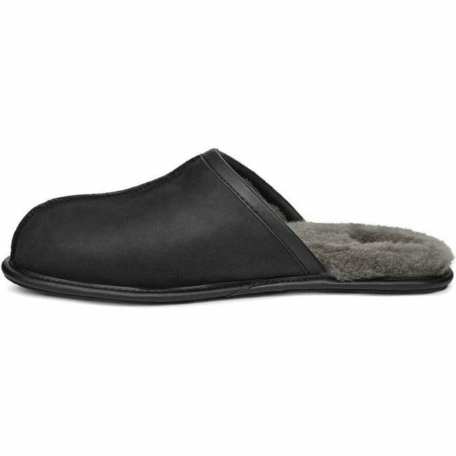 UGG Men's Scuff Leather Slipper Black 1108192-BLK
