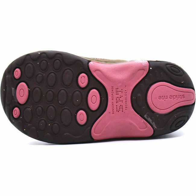 Stride Rite Noelle (Infant) Lace Up Espresso/ Brown Leather Suede STRIDE RITE FOOTWEAR Roderer Shoe Center