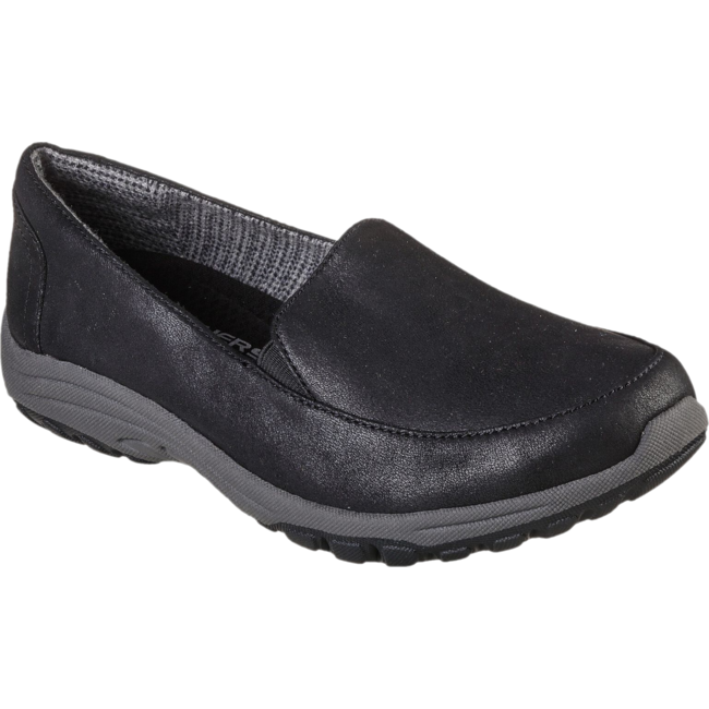 Skechers Women's Reggae Fest 2.0 Slip On Shoe Black 158385-BLK