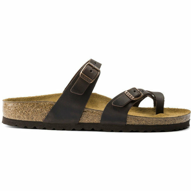 Birkenstock Mayari Habana Brown Oiled Leather Sandals Regular BIRKENSTOCK FOOTWEAR Roderer Shoe Center