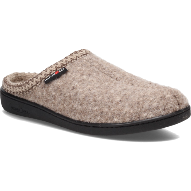 Haflinger Unisex AT Boiled Wool Hard Sole Clog Style Slipper Natural  HAFLINGER FOOTWEAR Roderer Shoe Center
