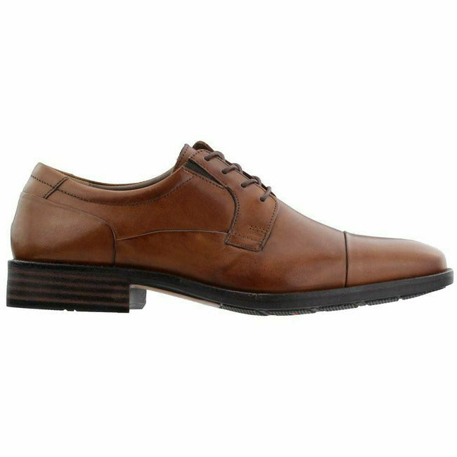 Johnston &amp; Murphy Men's Lancaster Cap Toe Shoe Tan Full Grain 20-6900